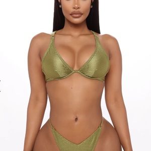 Sexy green bikini